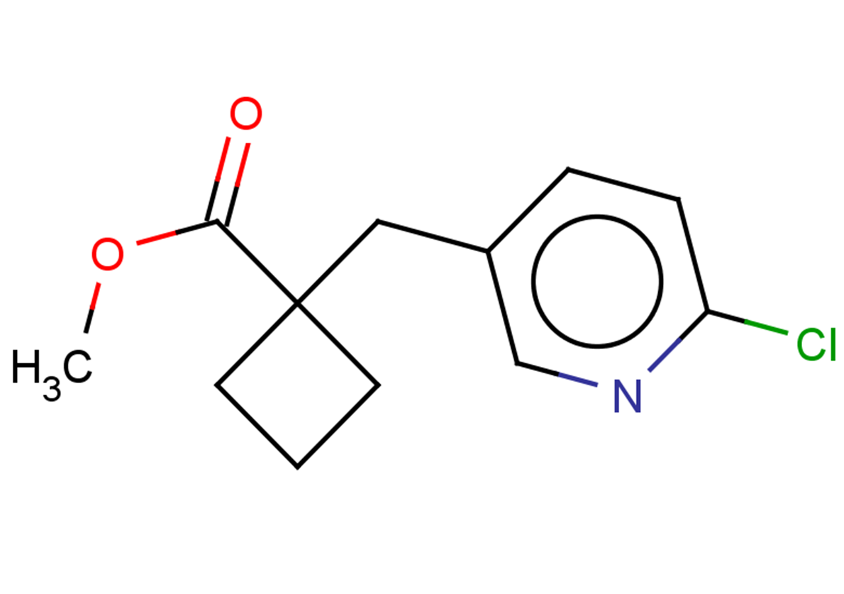 methyl 1-[(6-chloropyridin-3-yl)methyl]cyclobutane-1-carboxylate