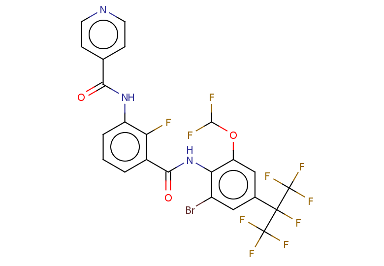 N-(3-{[2-bromo-6-(difluoromethoxy)-4-(heptafluoropropan-2-yl)phenyl]carbamoyl}-2-fluorophenyl)pyridine-4-carboxamide