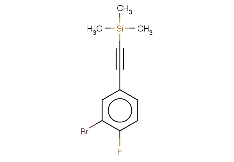 [2-(3-bromo-4-fluorophenyl)ethynyl]trimethylsilane