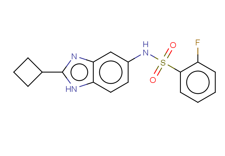 N-(2-cyclobutyl-1H-1,3-benzodiazol-5-yl)-2-fluorobenzene-1-sulfonamide