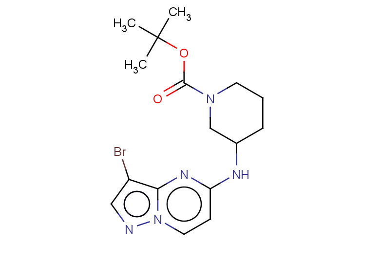 tert-butyl 3-({3-bromopyrazolo[1,5-a]pyrimidin-5-yl}amino)piperidine-1-carboxylate