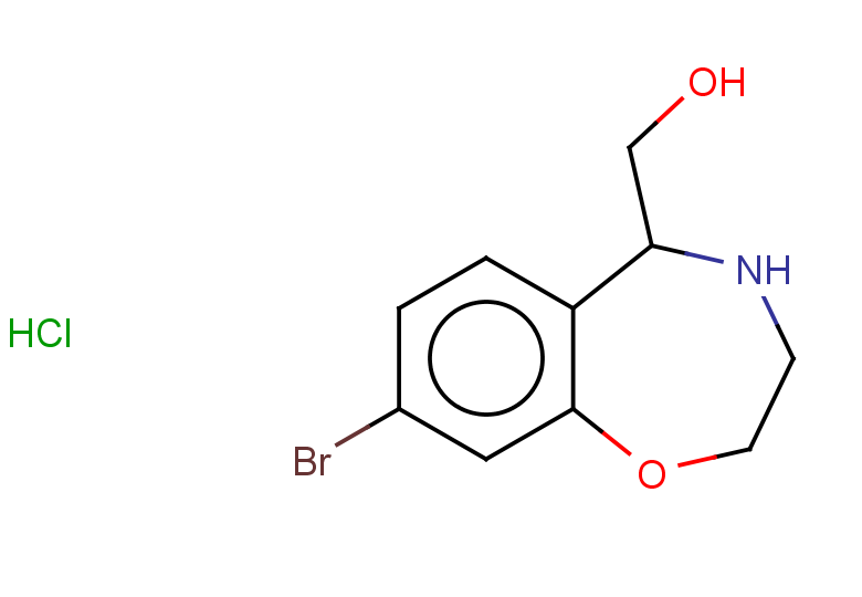 (8-bromo-2,3,4,5-tetrahydro-1,4-benzoxazepin-5-yl)methanol hydrochloride