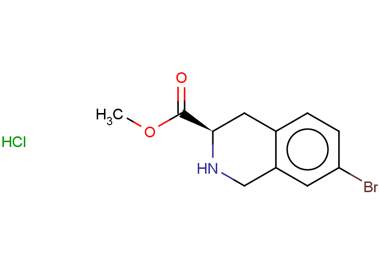methyl (3R)-7-bromo-1,2,3,4-tetrahydroisoquinoline-3-carboxylate hydrochloride
