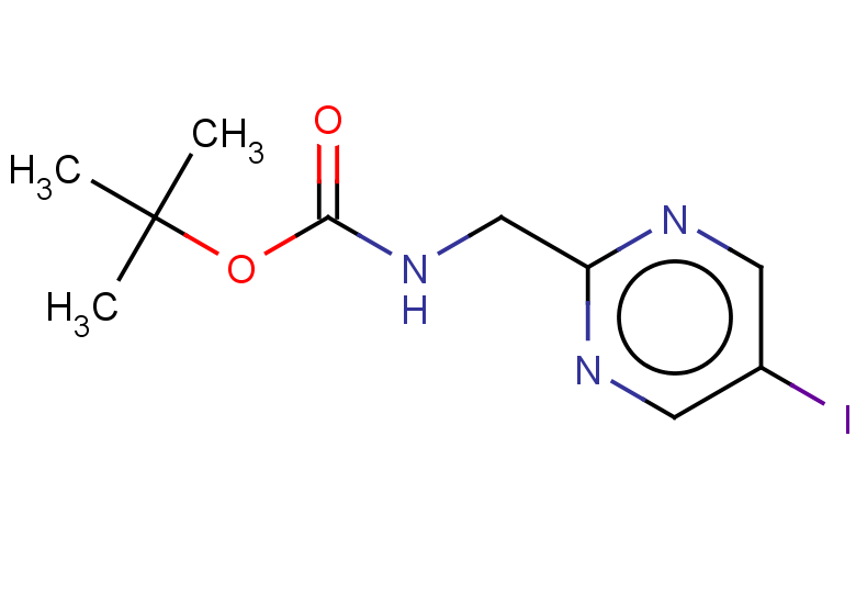 tert-butyl N-[(5-iodopyrimidin-2-yl)methyl]carbamate