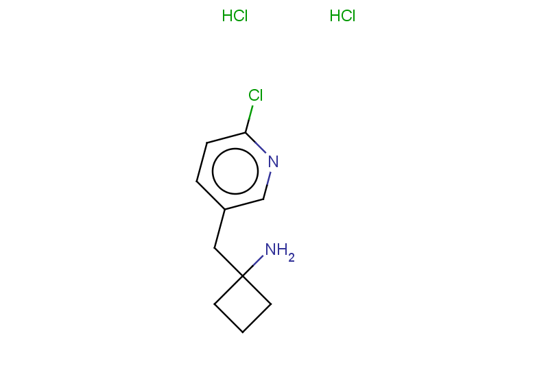 1-[(6-chloropyridin-3-yl)methyl]cyclobutan-1-amine dihydrochloride