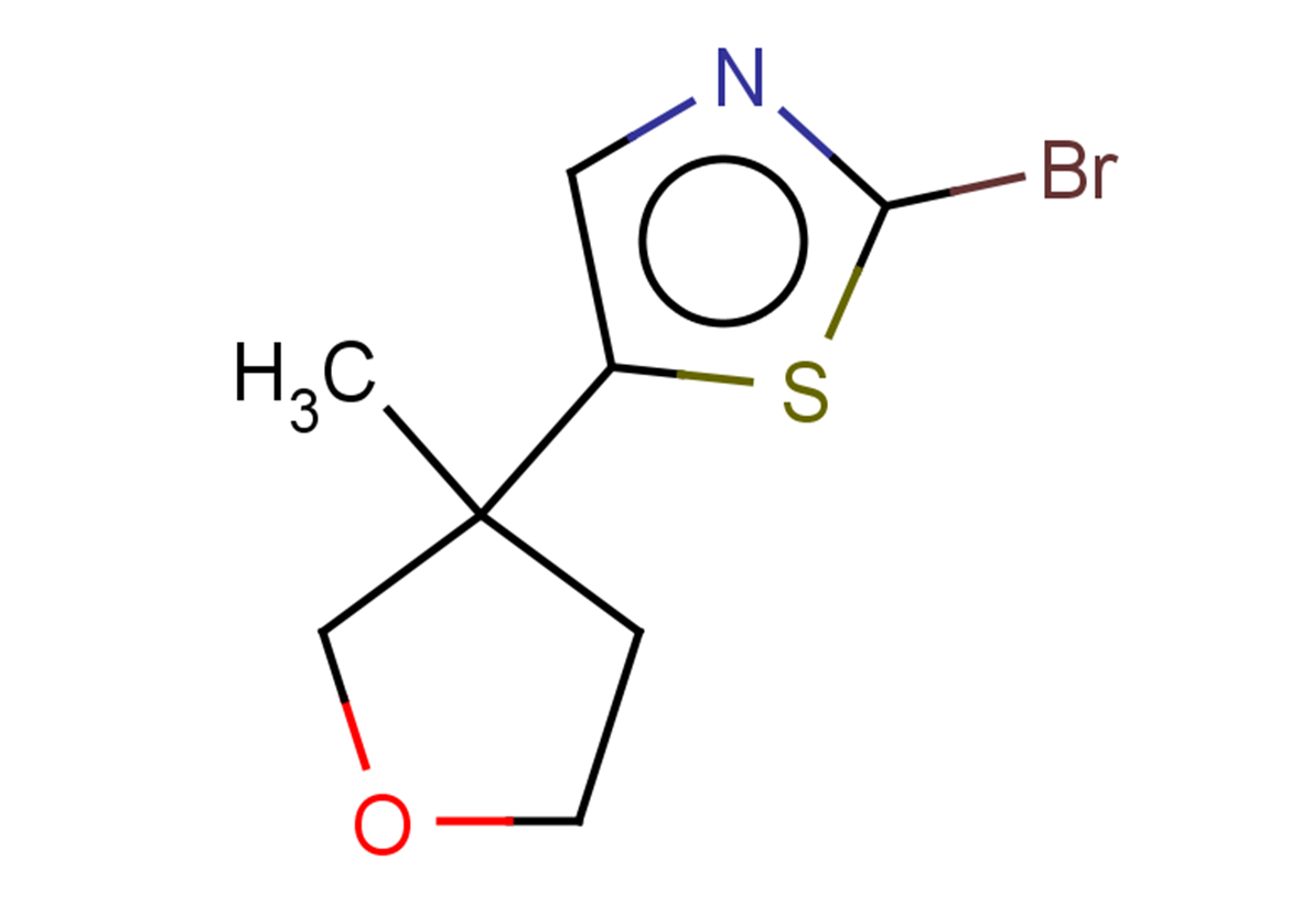 2-bromo-5-(3-methyloxolan-3-yl)-1,3-thiazole