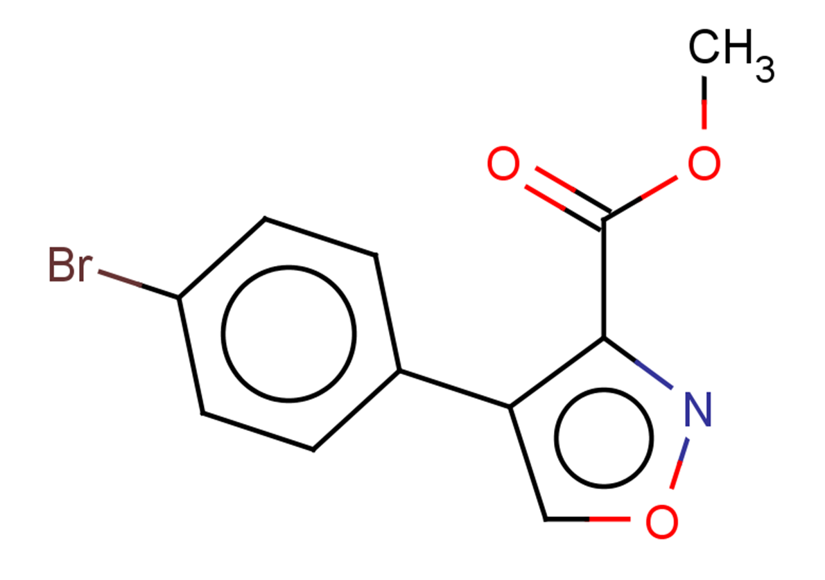 methyl 4-(4-bromophenyl)-1,2-oxazole-3-carboxylate