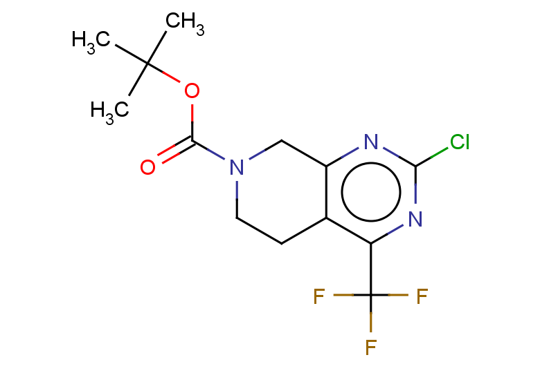 tert-butyl 2-chloro-4-(trifluoromethyl)-5H,6H,7H,8H-pyrido[3,4-d]pyrimidine-7-carboxylate