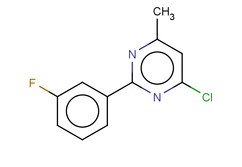 4-chloro-2-(3-fluorophenyl)-6-methylpyrimidine