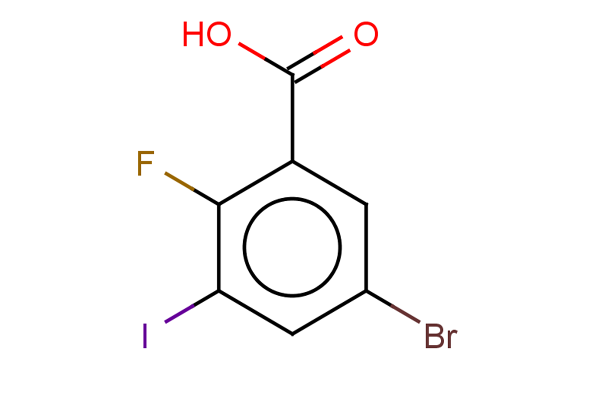 5-bromo-2-fluoro-3-iodobenzoic acid