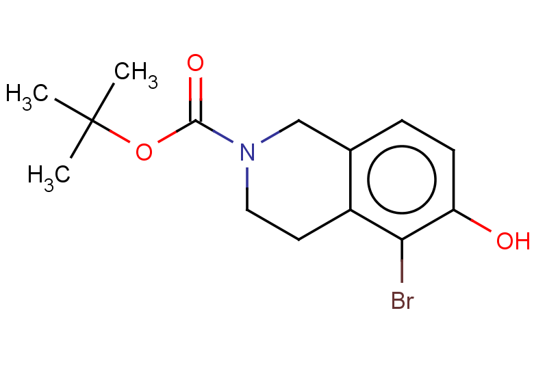 tert-butyl 5-bromo-6-hydroxy-1,2,3,4-tetrahydroisoquinoline-2-carboxylate