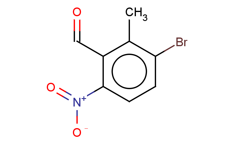3-bromo-2-methyl-6-nitrobenzaldehyde