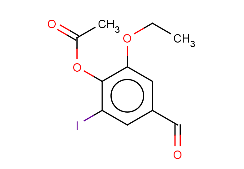 2-ETHOXY-4-FORMYL-6-IODOPHENYL ACETATE