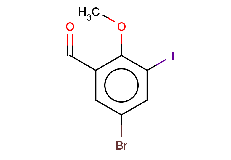 5-BROMO-3-IODO-2-METHOXYBENZALDEHYDE