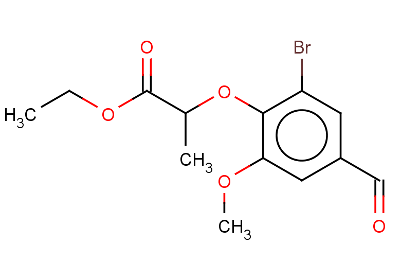 ETHYL 2-(2-BROMO-4-FORMYL-6-METHOXYPHENOXY)PROPANOATE