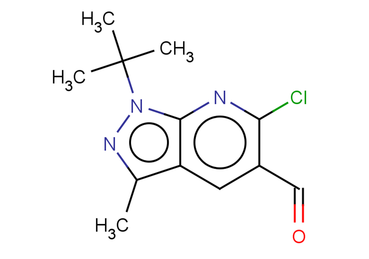 1-tert-butyl-6-chloro-3-methyl-1H-pyrazolo[3,4-b]pyridine-5-carbaldehyde