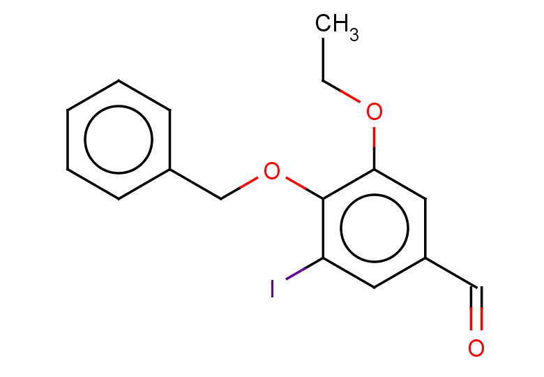 4-(BENZYLOXY)-3-ETHOXY-5-IODOBENZALDEHYDE
