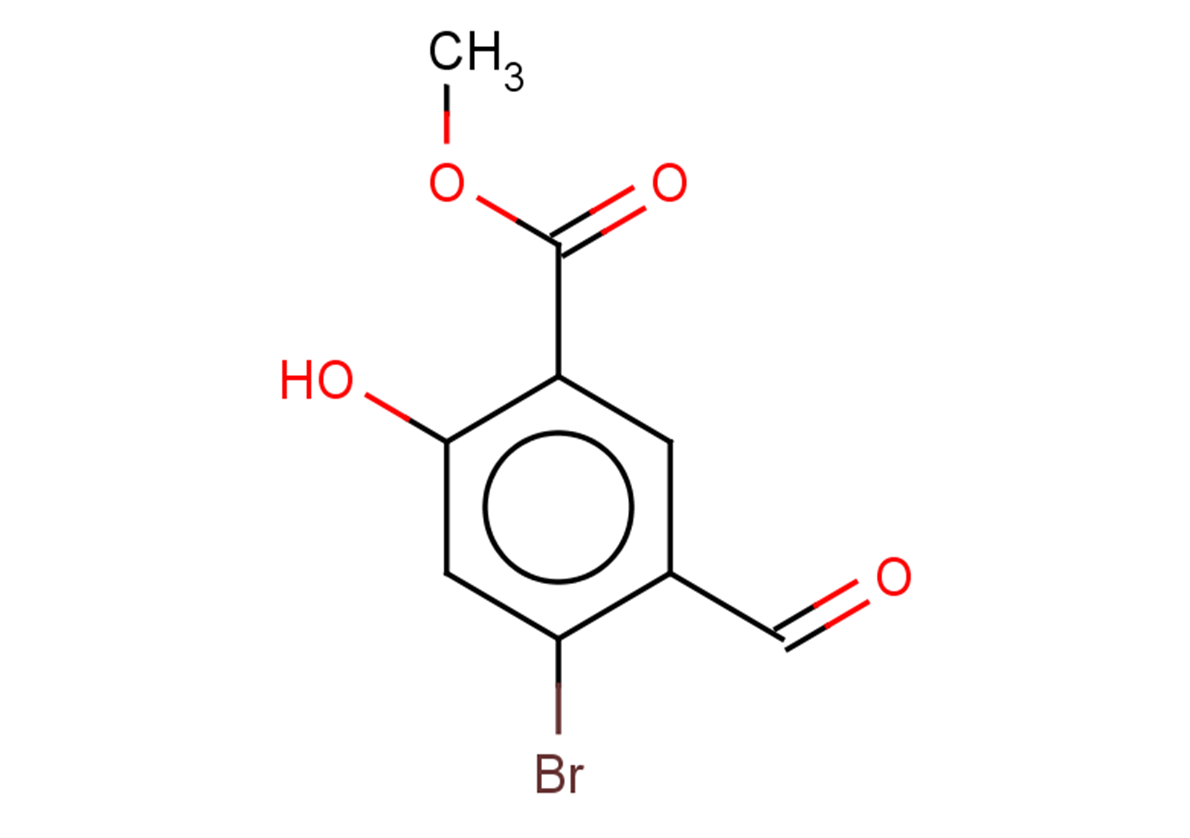 methyl 4-bromo-5-formyl-2-hydroxybenzoate