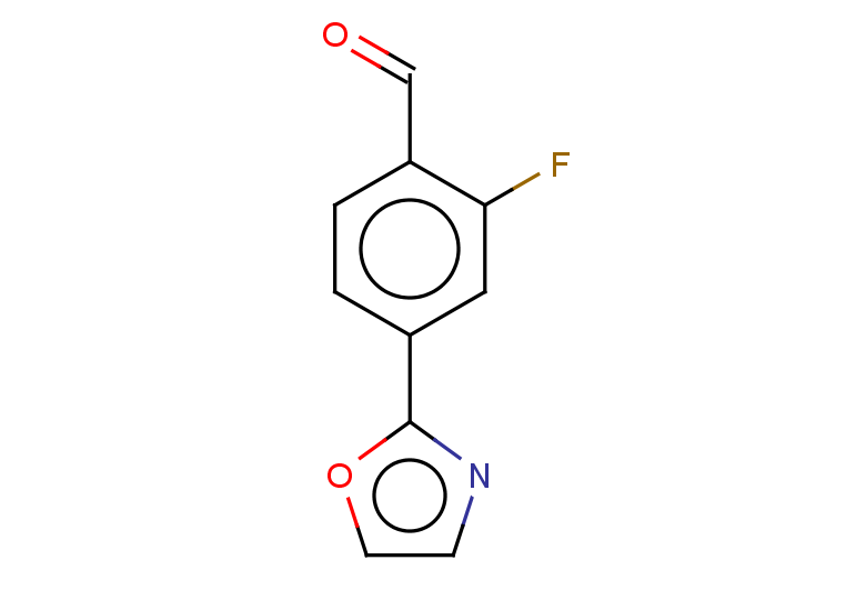 2-fluoro-4-(1,3-oxazol-2-yl)benzaldehyde