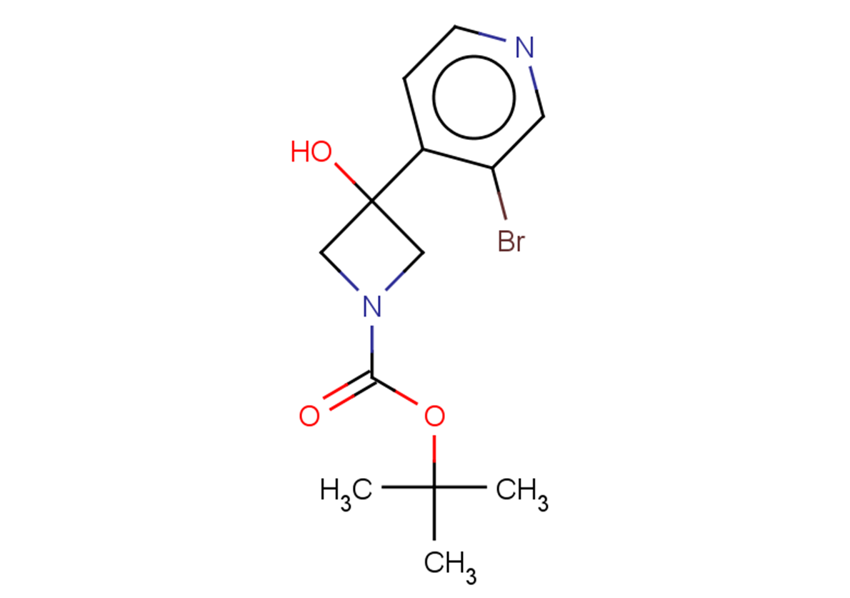tert-butyl 3-(3-bromopyridin-4-yl)-3-hydroxyazetidine-1-carboxylate
