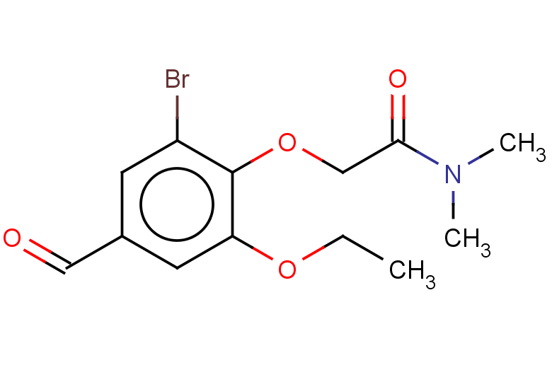 2-(2-bromo-6-ethoxy-4-formylphenoxy)-N,N-dimethylacetamide