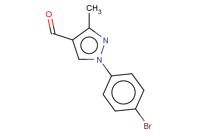 1-(4-bromophenyl)-3-methyl-1H-pyrazole-4-carbaldehyde