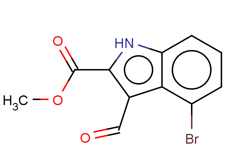 methyl 4-bromo-3-formyl-1H-indole-2-carboxylate