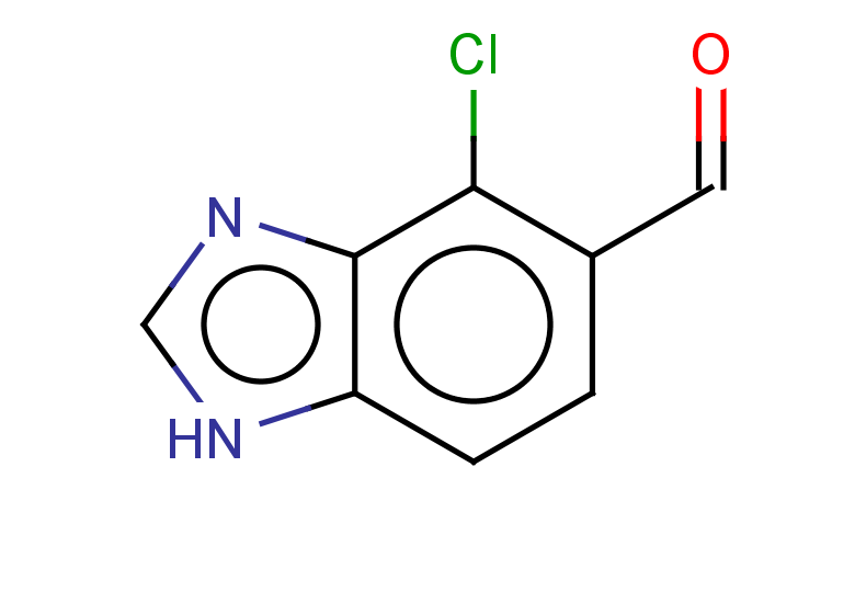 4-chloro-1H-1,3-benzodiazole-5-carbaldehyde