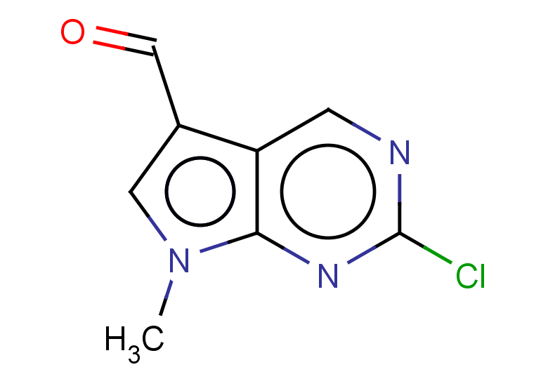 2-chloro-7-methyl-7H-pyrrolo[2,3-d]pyrimidine-5-carbaldehyde