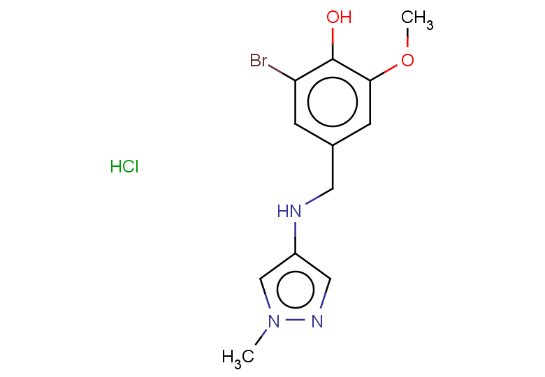 2-bromo-6-methoxy-4-{[(1-methyl-1H-pyrazol-4-yl)amino]methyl}phenol hydrochloride