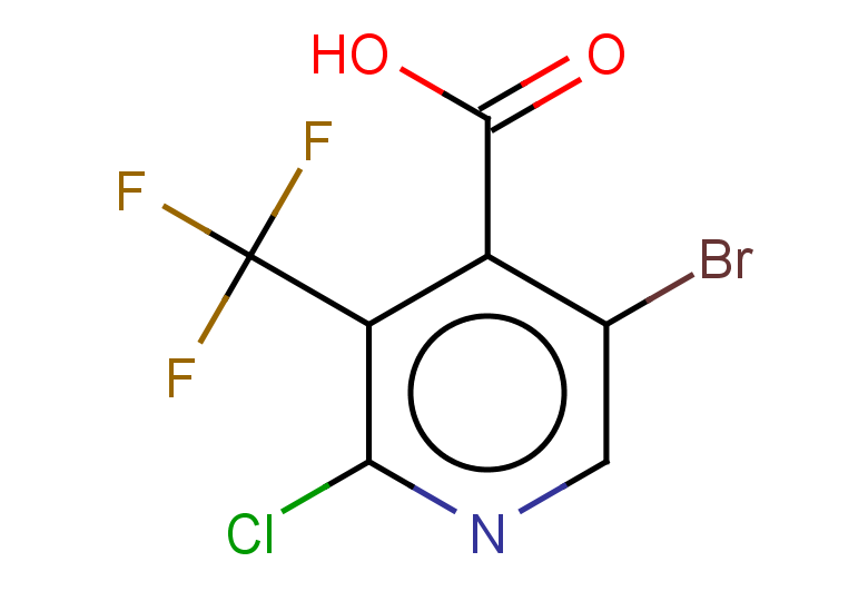 5-bromo-2-chloro-3-(trifluoromethyl)pyridine-4-carboxylic acid