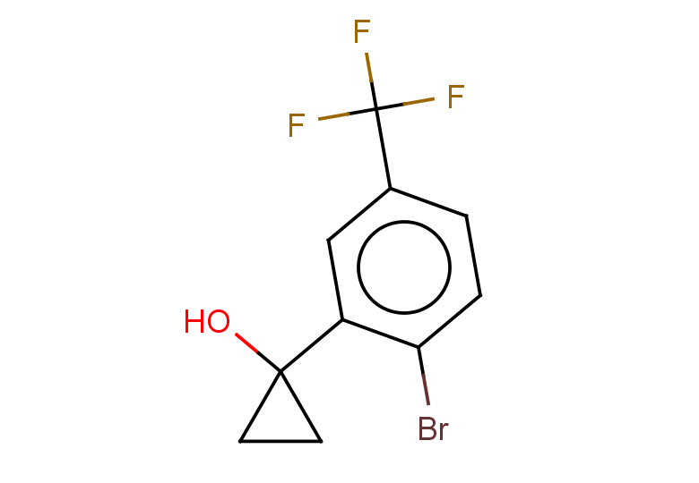 1-[2-bromo-5-(trifluoromethyl)phenyl]cyclopropan-1-ol
