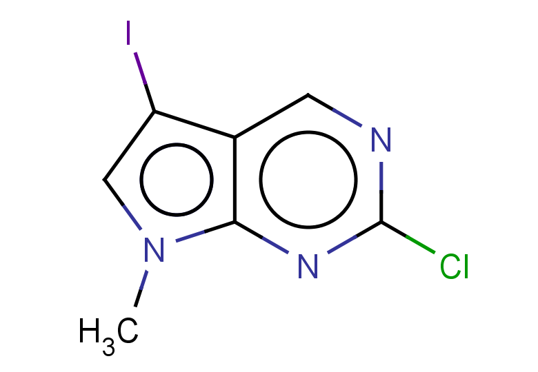 2-chloro-5-iodo-7-methyl-7H-pyrrolo[2,3-d]pyrimidine