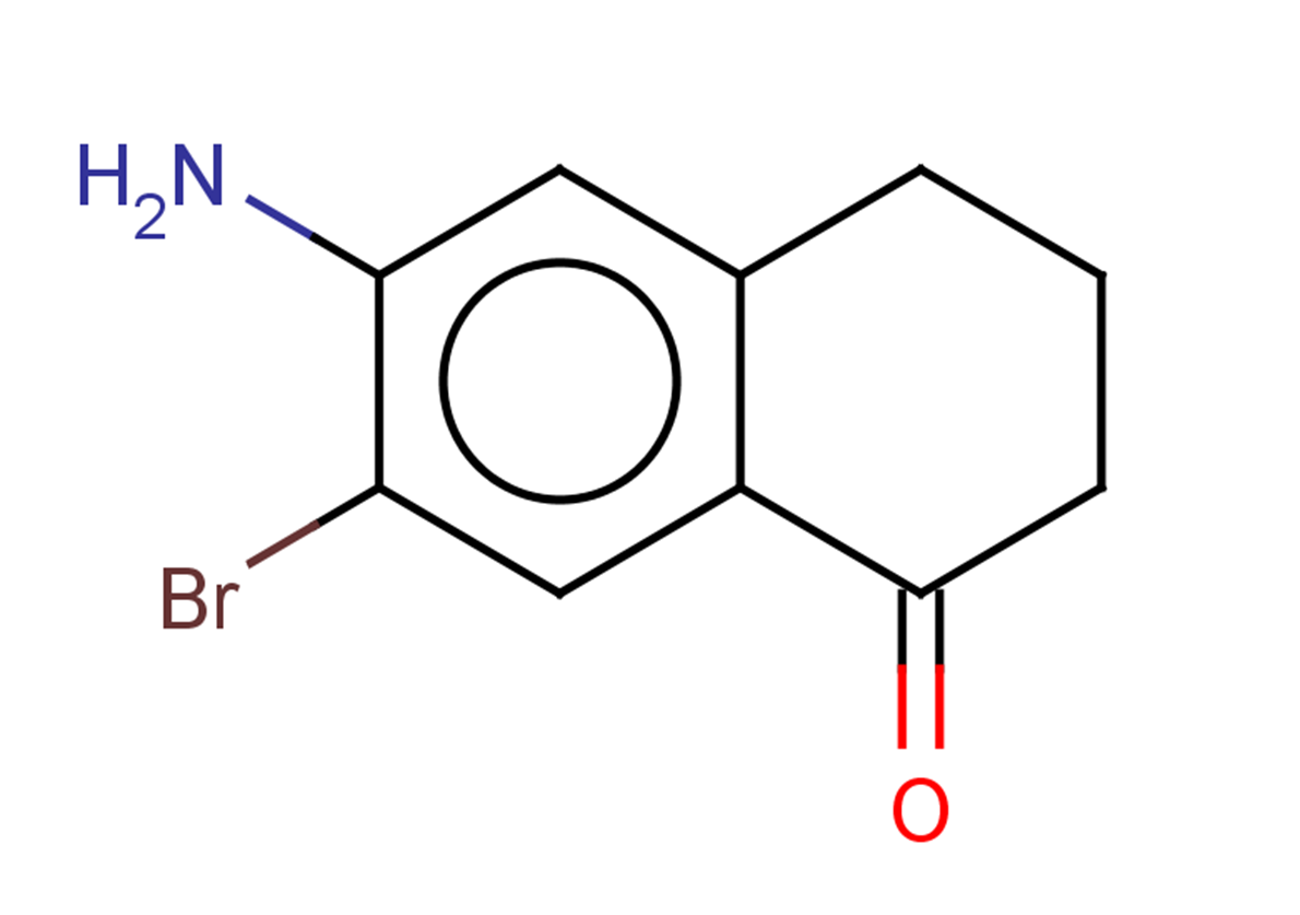 6-amino-7-bromo-1,2,3,4-tetrahydronaphthalen-1-one