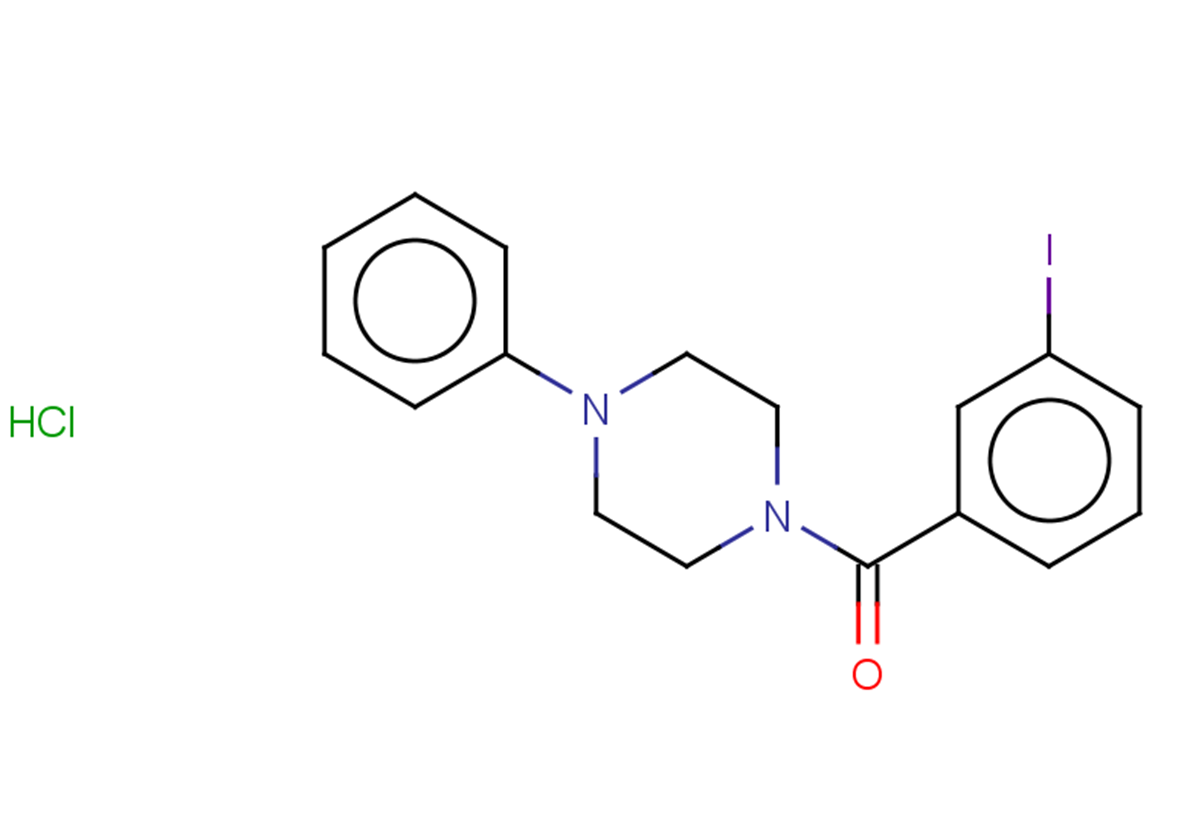 1-(3-iodobenzoyl)-4-phenylpiperazine hydrochloride