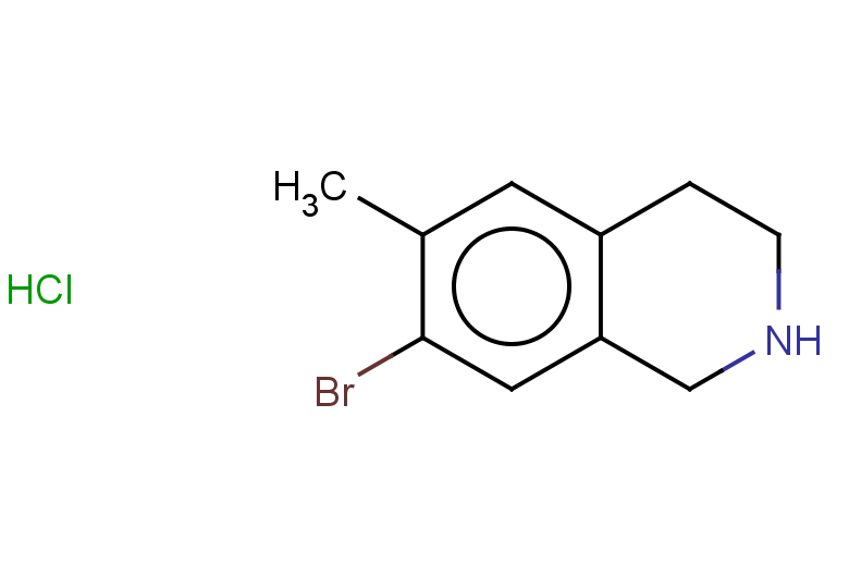 7-bromo-6-methyl-1,2,3,4-tetrahydroisoquinoline hydrochloride