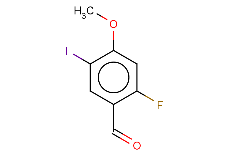 2-fluoro-5-iodo-4-methoxybenzaldehyde