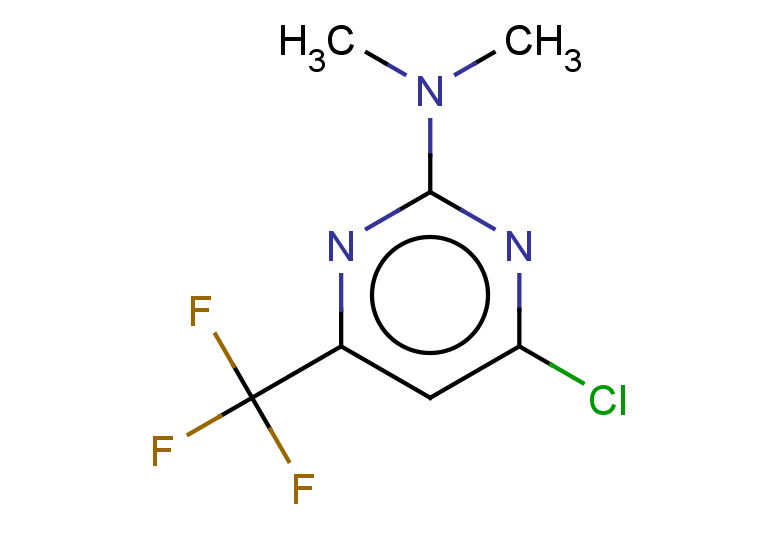 4-chloro-N,N-dimethyl-6-(trifluoromethyl)pyrimidin-2-amine