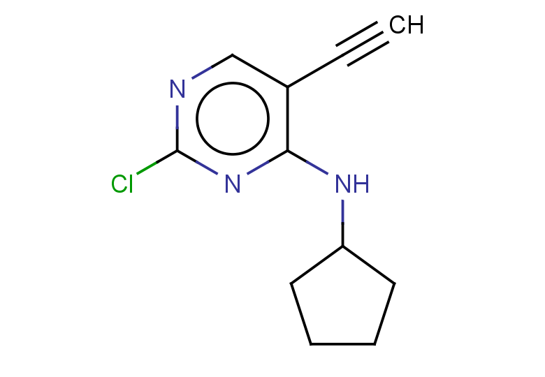2-chloro-N-cyclopentyl-5-ethynylpyrimidin-4-amine