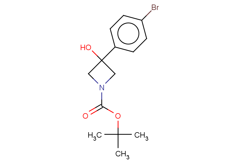 tert-butyl 3-(4-bromophenyl)-3-hydroxyazetidine-1-carboxylate