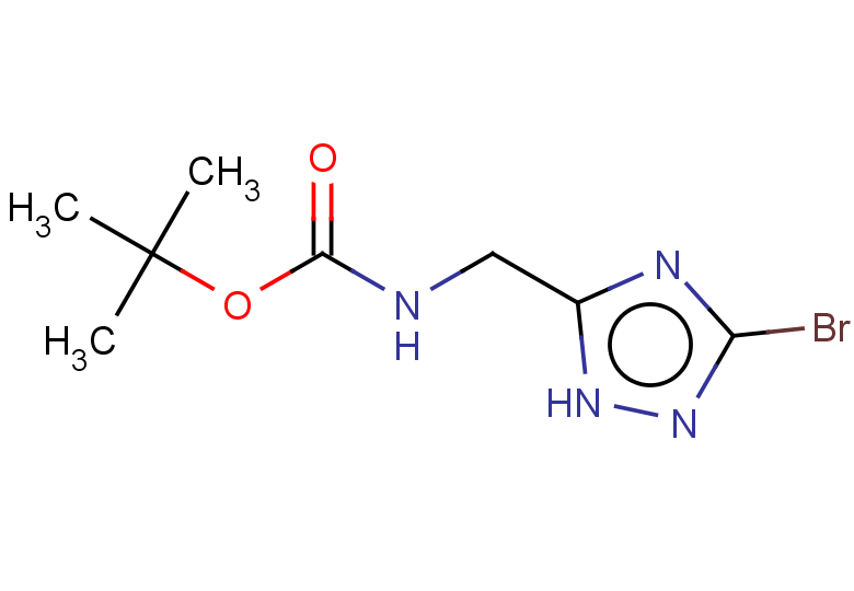 tert-butyl N-[(3-bromo-1H-1,2,4-triazol-5-yl)methyl]carbamate