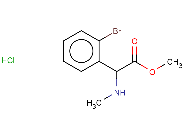 methyl 2-(2-bromophenyl)-2-(methylamino)acetate hydrochloride