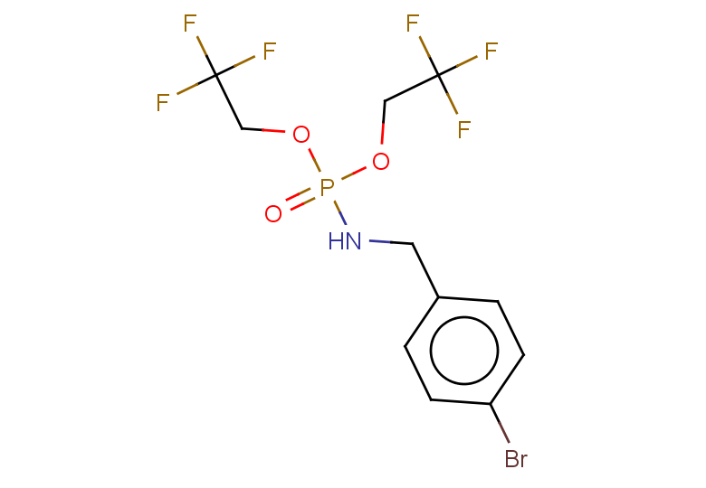 [bis(2,2,2-trifluoroethoxy)phosphoryl][(4-bromophenyl)methyl]amine