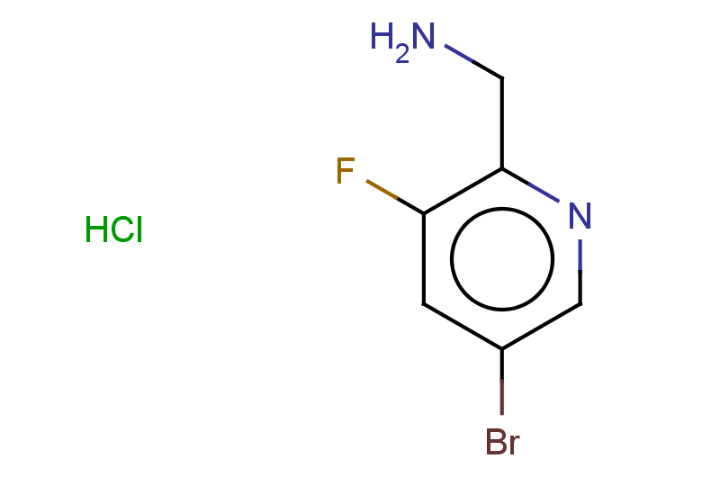 1-(5-bromo-3-fluoropyridin-2-yl)methanamine hydrochloride