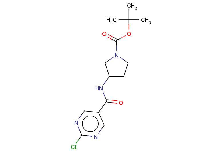 tert-butyl 3-(2-chloropyrimidine-5-amido)pyrrolidine-1-carboxylate