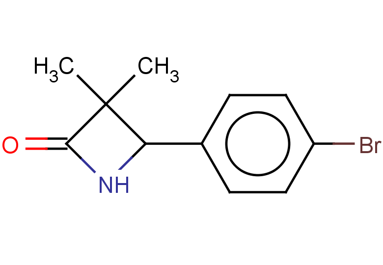 4-(4-bromophenyl)-3,3-dimethylazetidin-2-one
