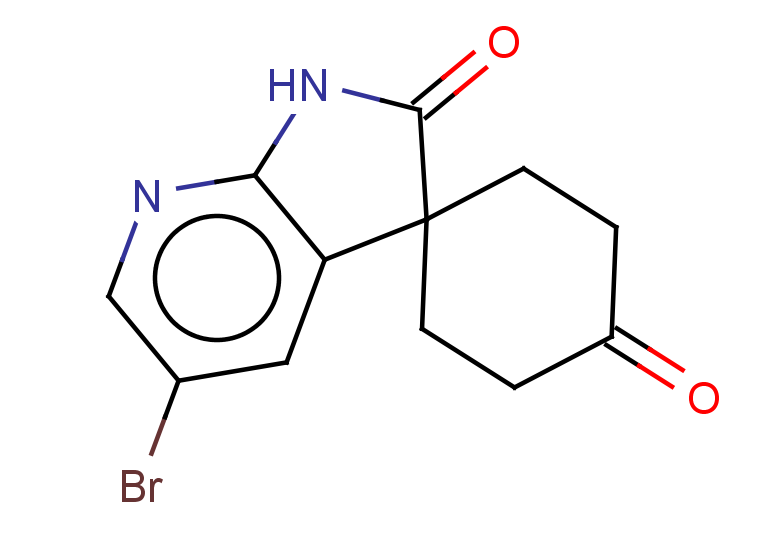 5'-bromo-1',2'-dihydrospiro[cyclohexane-1,3'-pyrrolo[2,3-b]pyridine]-2',4-dione