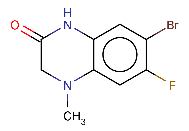 7-bromo-6-fluoro-4-methyl-3,4-dihydroquinoxalin-2(1H)-one