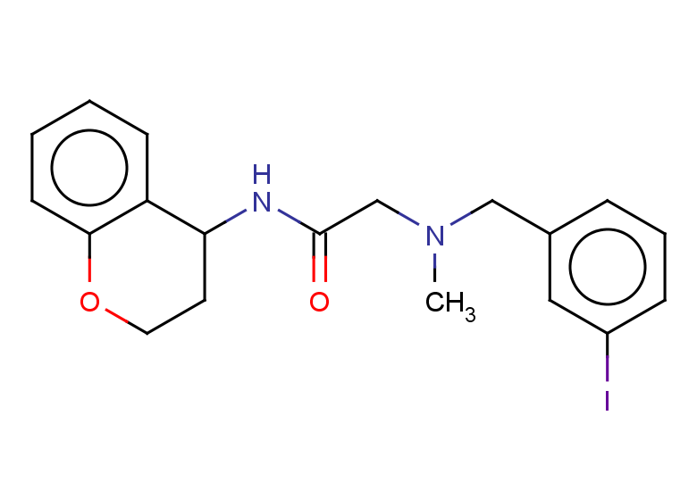 N-(3,4-dihydro-2H-1-benzopyran-4-yl)-2-{[(3-iodophenyl)methyl](methyl)amino}acetamide