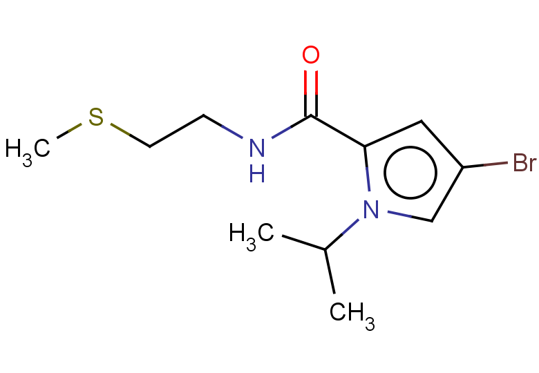4-bromo-N-[2-(methylsulfanyl)ethyl]-1-(propan-2-yl)-1H-pyrrole-2-carboxamide